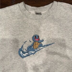 Pokemon Squirtle Nike crew neck